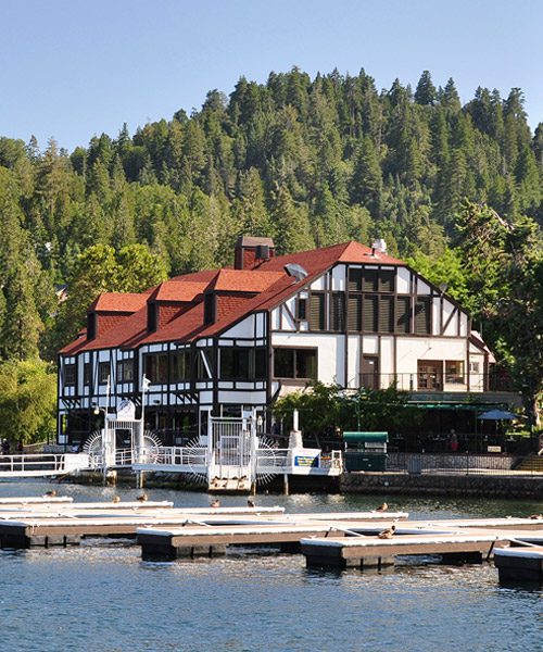Lake Arrowhead waterfront home and dock